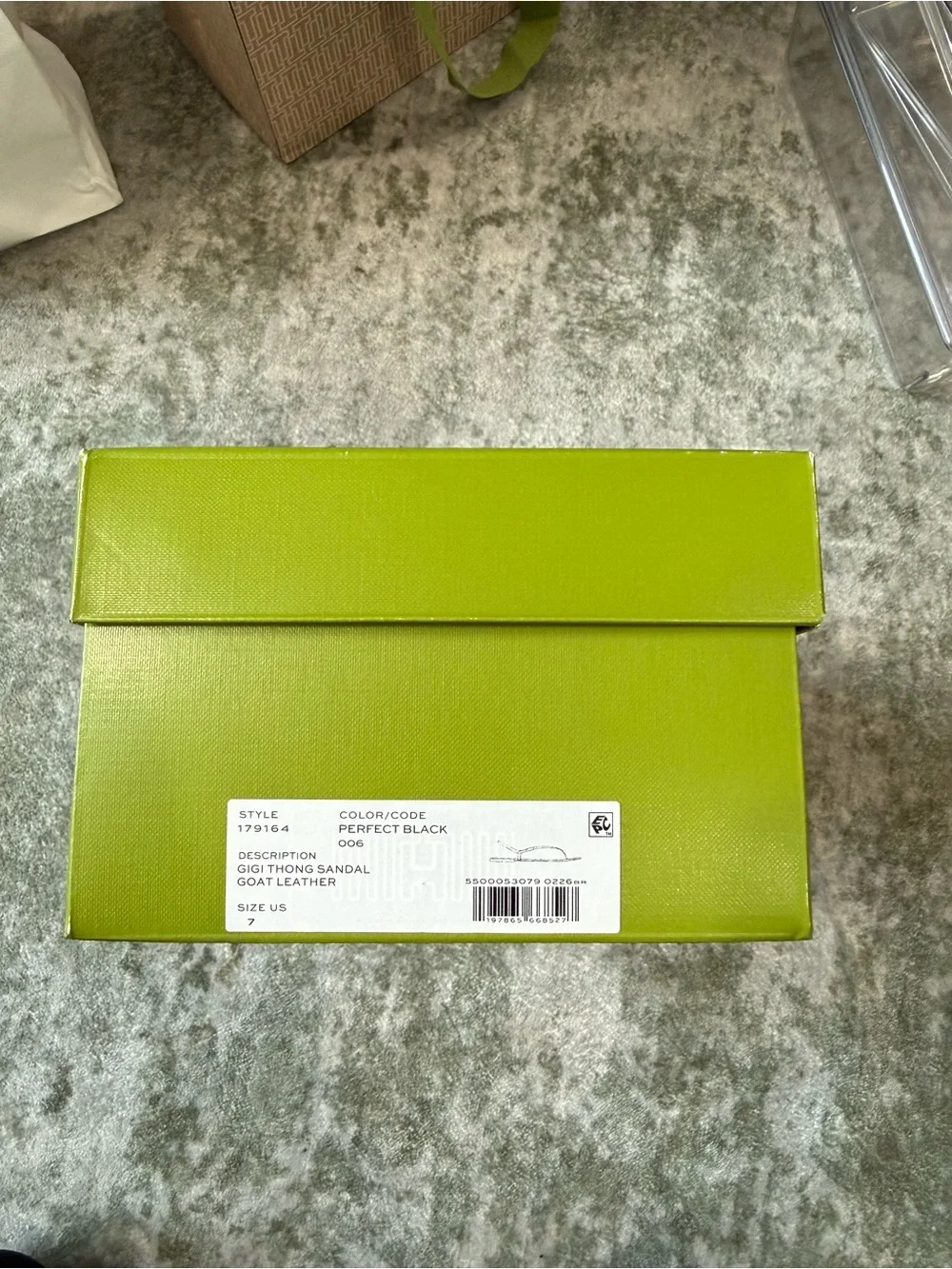 NEW Tory Burch Lime Green Shoe Box